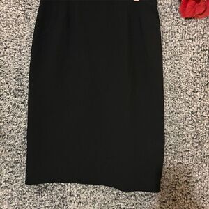 Evan-Picone Women's Black Pencil Skirt Size 8 Knee Length Business
